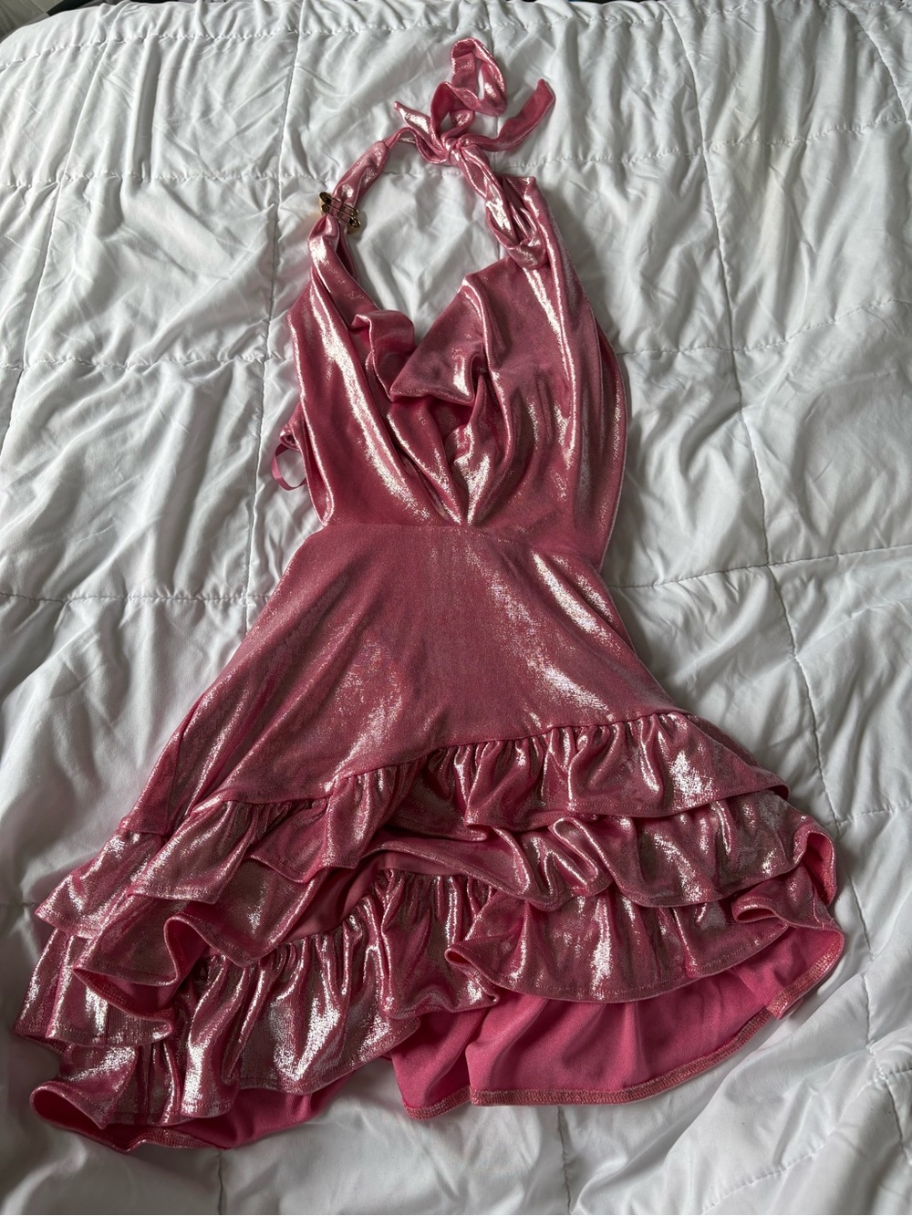 Light Pink Shimery Winsdor Dress